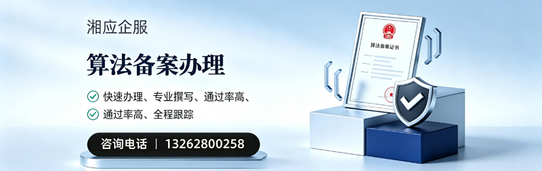 锦州算法备案申报服务