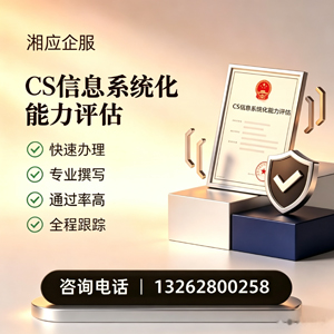 锦州CS信息系统化能力评估申报服务