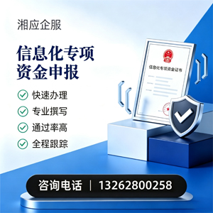锦州信息化专项资金申报服务