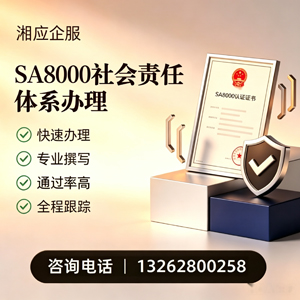 锦州SA8000社会责任体系认证服务